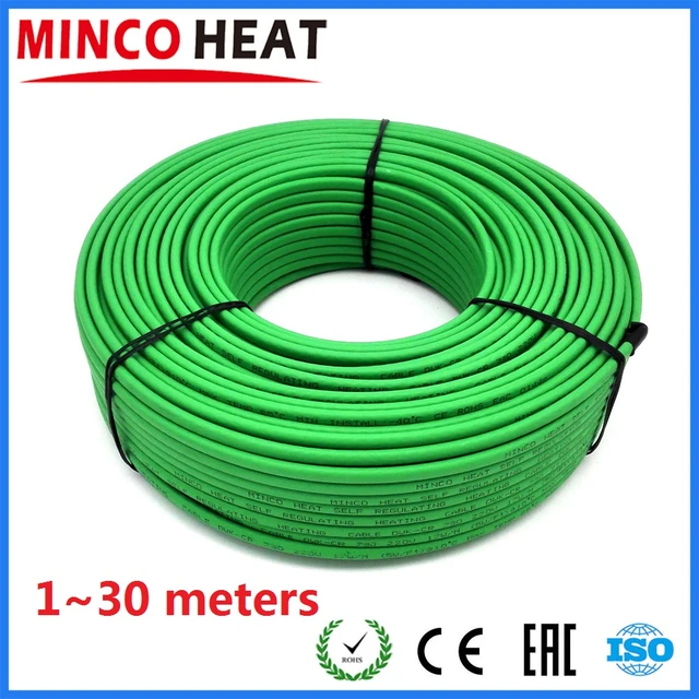 1m to 30m 110V 220V Self-Regulating Heating Cable For Inside Pipe Heating  Anti-Freeze Protection 17w/m Hotline - AliExpress