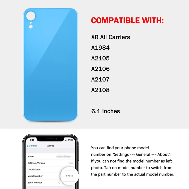 Рисунок 2 - Задняя крышка с большим отверстием для iPhone XR