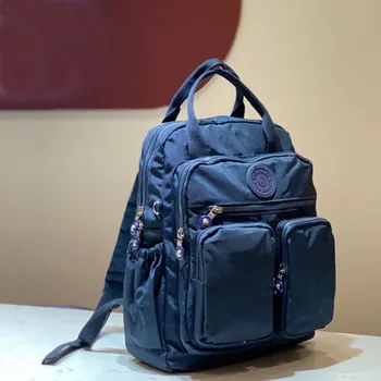 Zaino coreano casual classico Zaino da donna impermeabile di alta qualità Zaini da viaggio Zaino per ragazze Bookbag in tinta unita 1