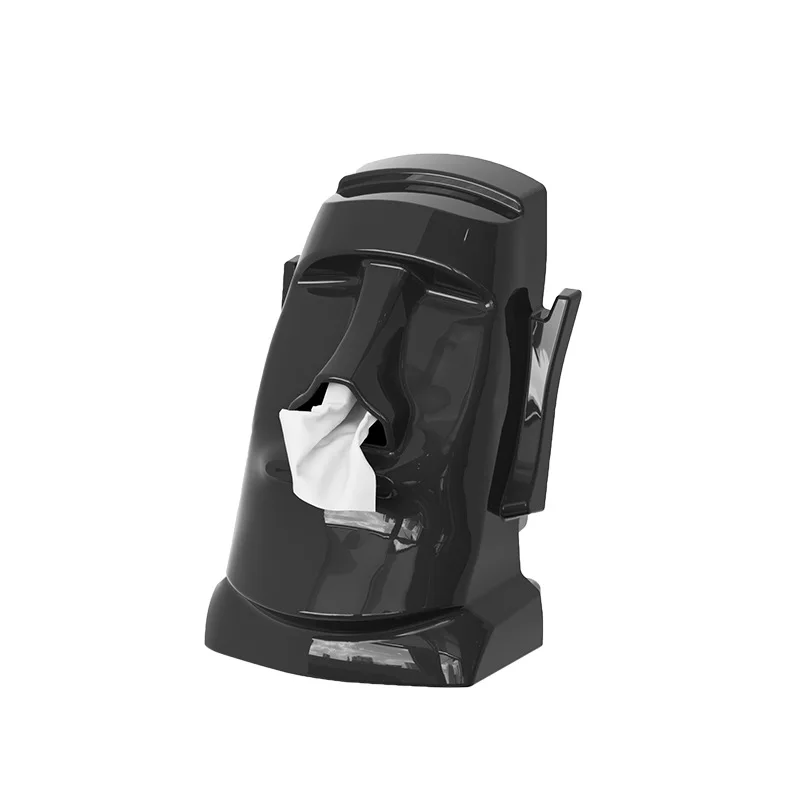 Creative Stone Statue Portrait Plastic Tissue Box Home Multifunctional Headset Stand Living Room Bedroom Extractable Tissue Box 5