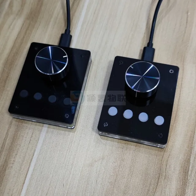 Multimédia Gomb Usb Egyedi Néma Billentyűzet -Szabályozó Vezérlő Rögzítő Mini - Image 4