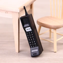 Dollhouse Miniature Retro Mobile Phone Decor Accessory (One size)