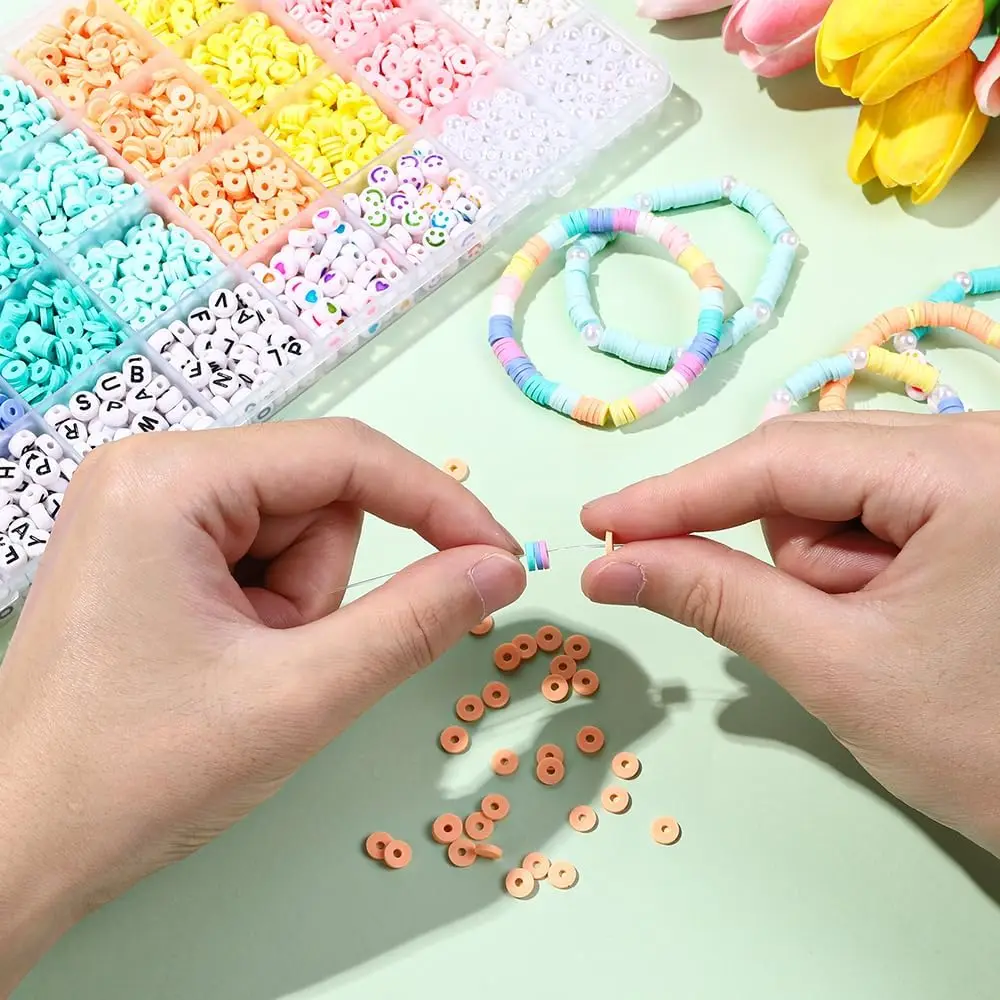 Macaron Polymer Clay Beads Set 5