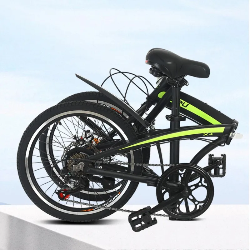 Skig-可変速折りたたみ自転車、ディスクブレーキ、ポータブルキャンプ Skig-可変速折りたたみ自転車、ディスクブレーキ、ポータブルキャンプ