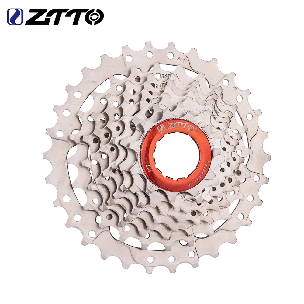 ZTTO 8 Speed MTB Mountain Road Bike Cassette 8S 24S 8Speed 11-25T Bicycle Freewheel 23T 28T 30T 32T 34T 36T Steel Sprocket