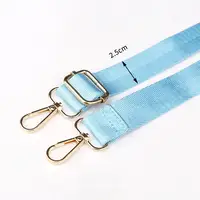 Sangle de sac en nylon pour femme, large sangle de remplacement, 1.3m de long, accessoires de messager, mode initiée 2