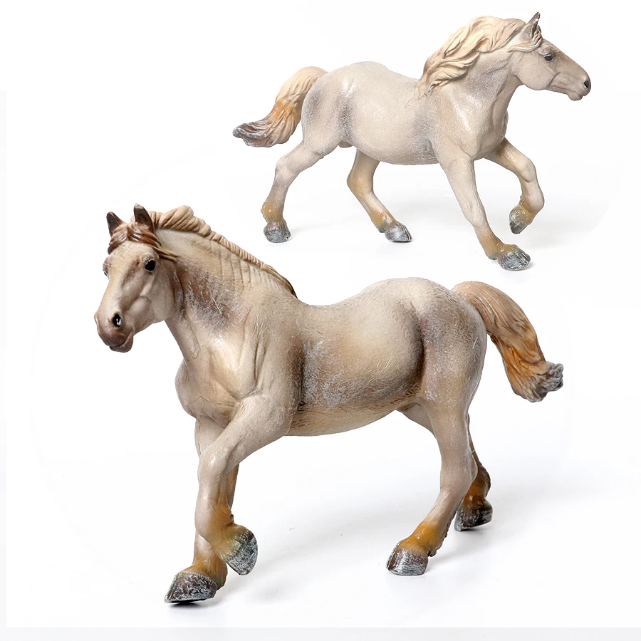 Large Realistic Horse Figurine with Detailed Textures – Farm Animal Toy & Party Decoration