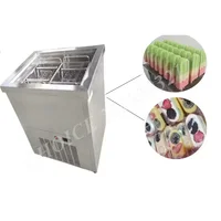 220V Electric Commercial Fruit Ice Cream Machine Automatic Single and Double Manual Popsicle Maker Quick-Freezing Making 1
