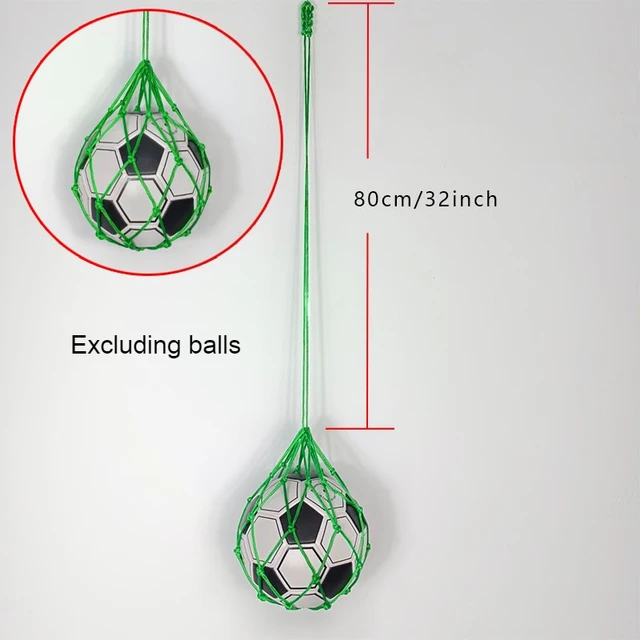 Football juggling, net bag, ball control, kicking training, net bag, football rebound, spin, juggling bag, practice net 6