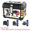 Big Motorcycle Trunk Waterproof Motorcycle Tail Bag 48L Rear Box 오토바이 리어백 Motorcycle Accessories Abs Box 6