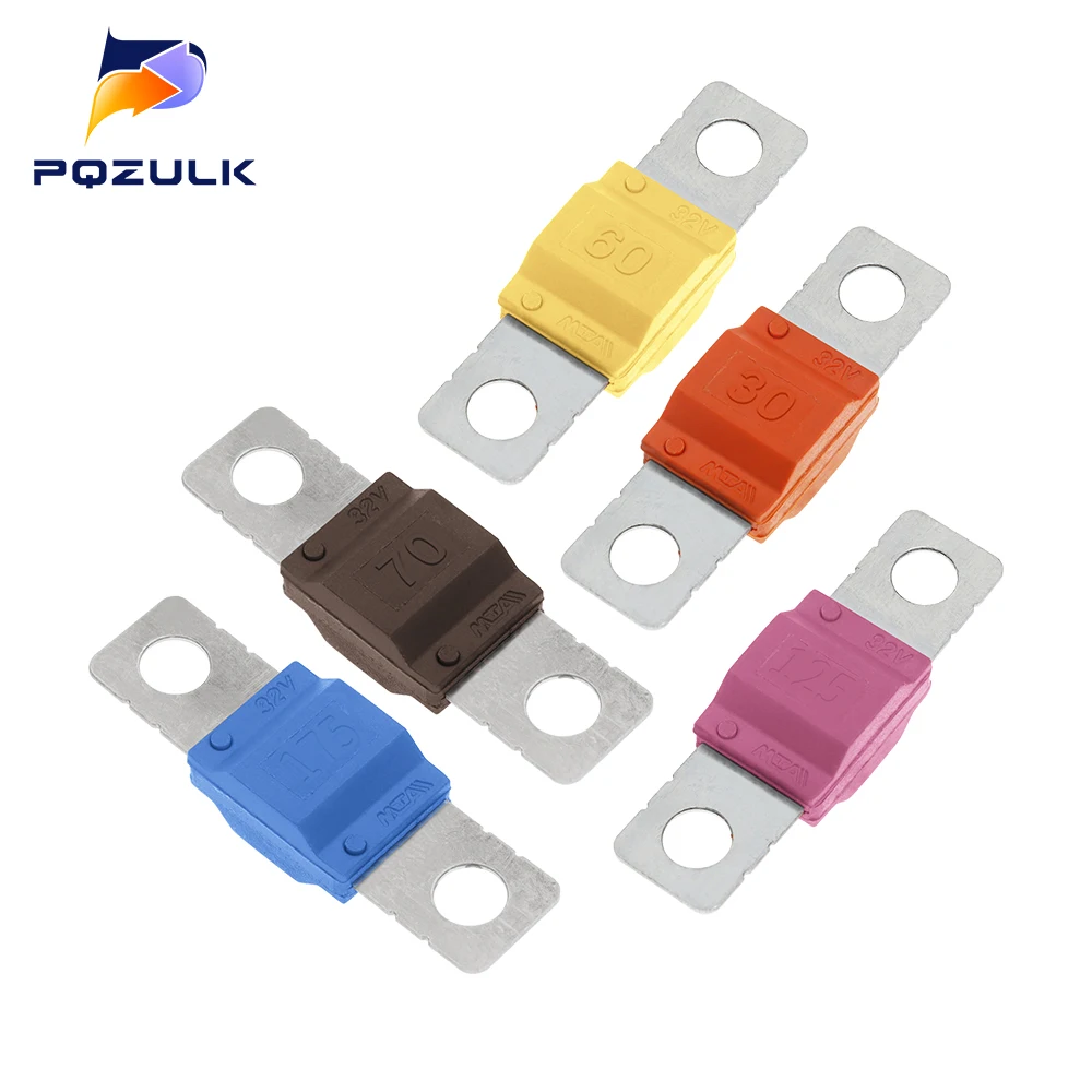 5PCS SWE MTA Stud Car Fuses Mini Car Stereo Audio AFS Fuse 32V 20A-200A