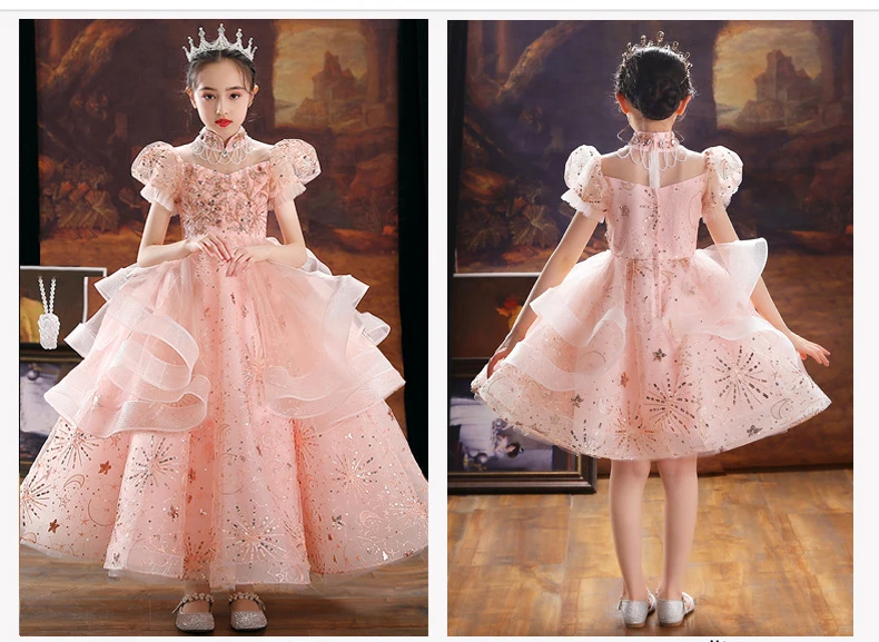 Elegant Pink Dress 8