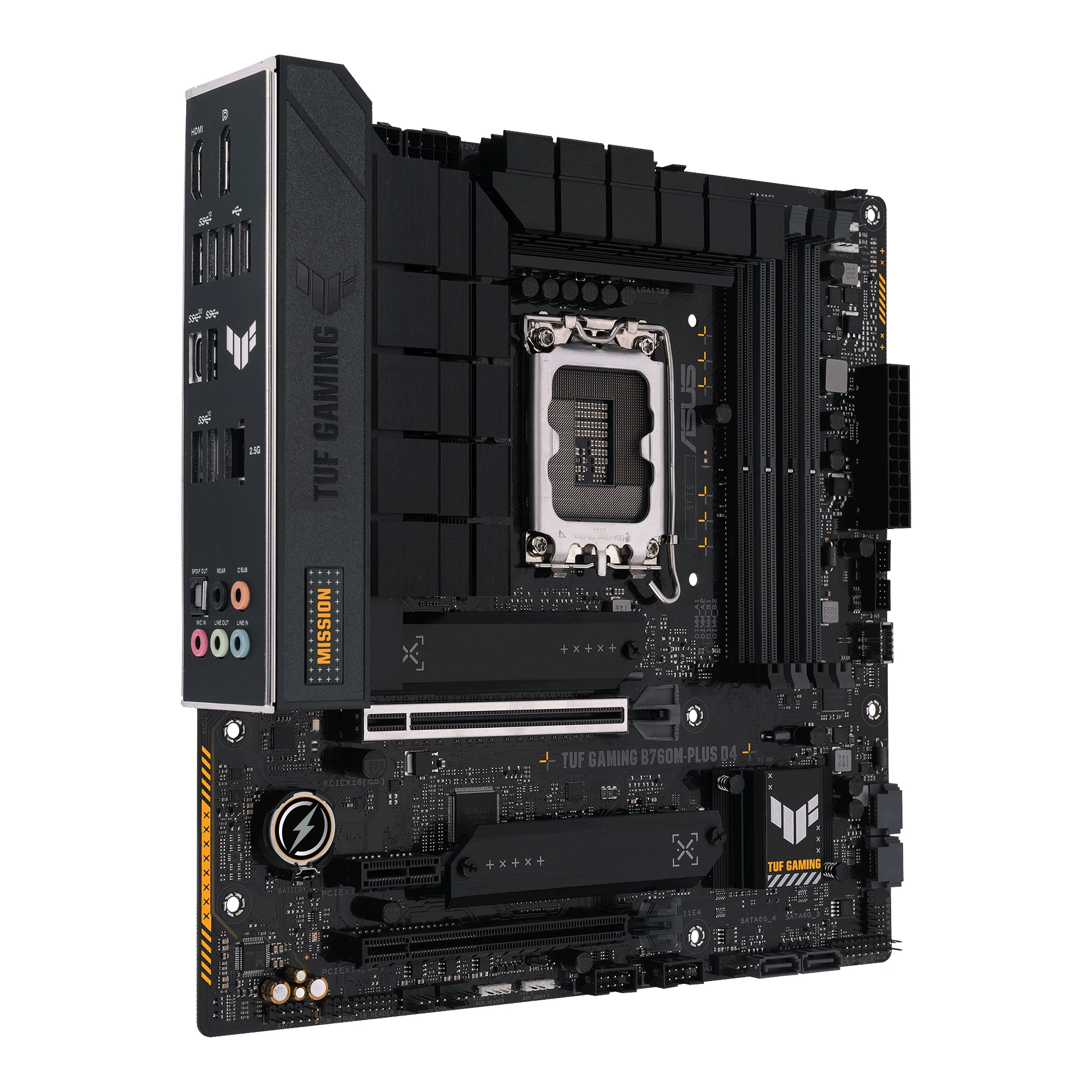 ASUS TUF GAMING B760M PLUS D4 Motherboard LGA 1700 Intel Core 12th