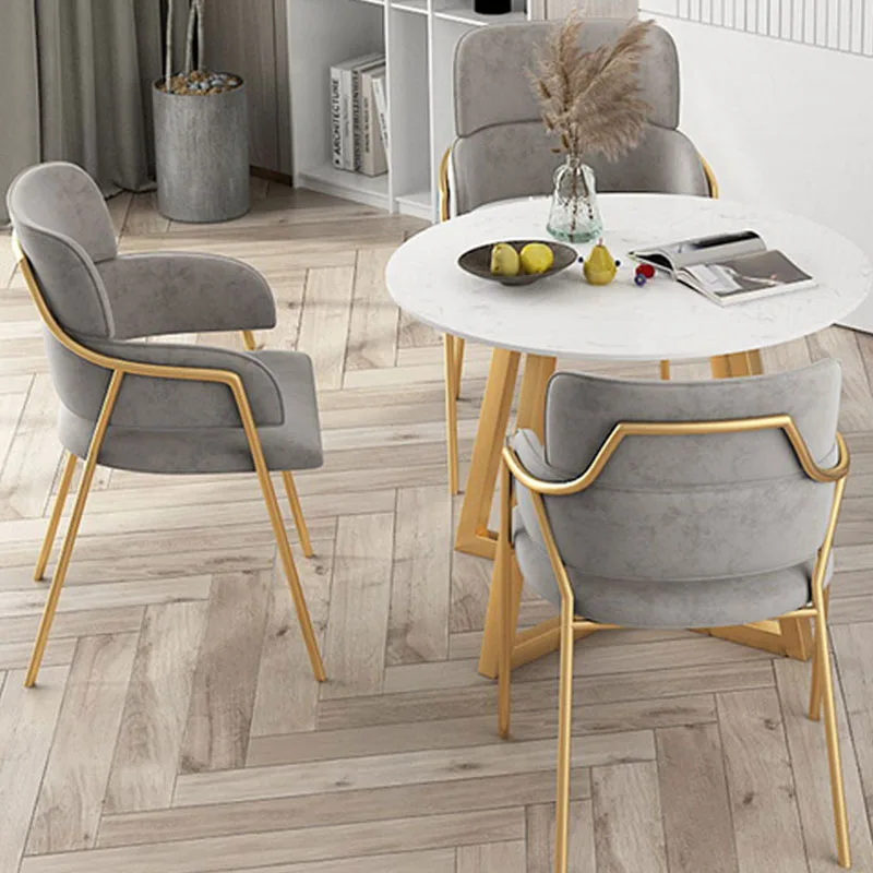 

Luxury Nordic Chair Party Design Comfortable Minimalist Makeup Dining Chairs Kitchen Comfortable Sillas Comedorsalon Furniture