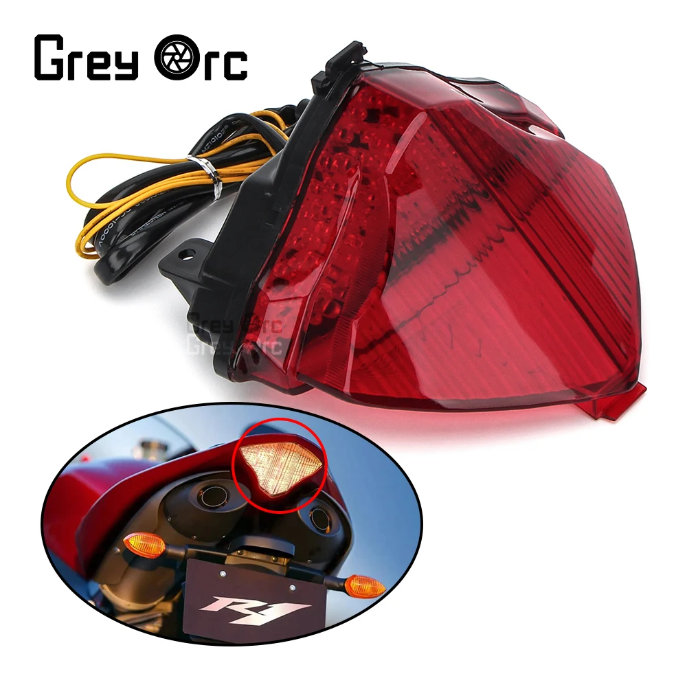 

Motorcycle LED Rear Tail Light Brake Integrated Taillight Turn Signal Lamp For Yamaha YZF R1 2004-2006 YZF-R1 2004 2005 2006