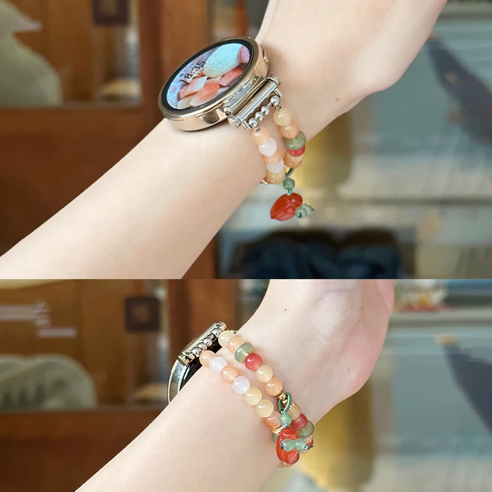 Elegant Elastic Strap for Women's Luxury Jewelry Watch Band – Fits Various Models