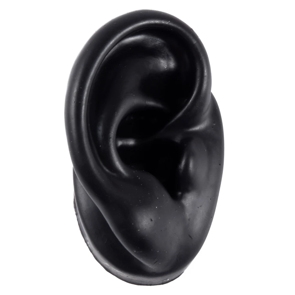 thumbnail image 1 of 1 pieza de nuevo modelo de oreja de silicona, herramientas profesionales para practicar la perforación de pendientes, herramientas de exhibición para pendientes, se pueden reutilizar, joyería corporal, 1 of 5
