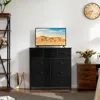 Dresser for Bedroom with 9 Drawers,Fabric Closet Organizer, Cloth Dresser with Metal Frame and Wood Tabletop Chest Storage Tower 2