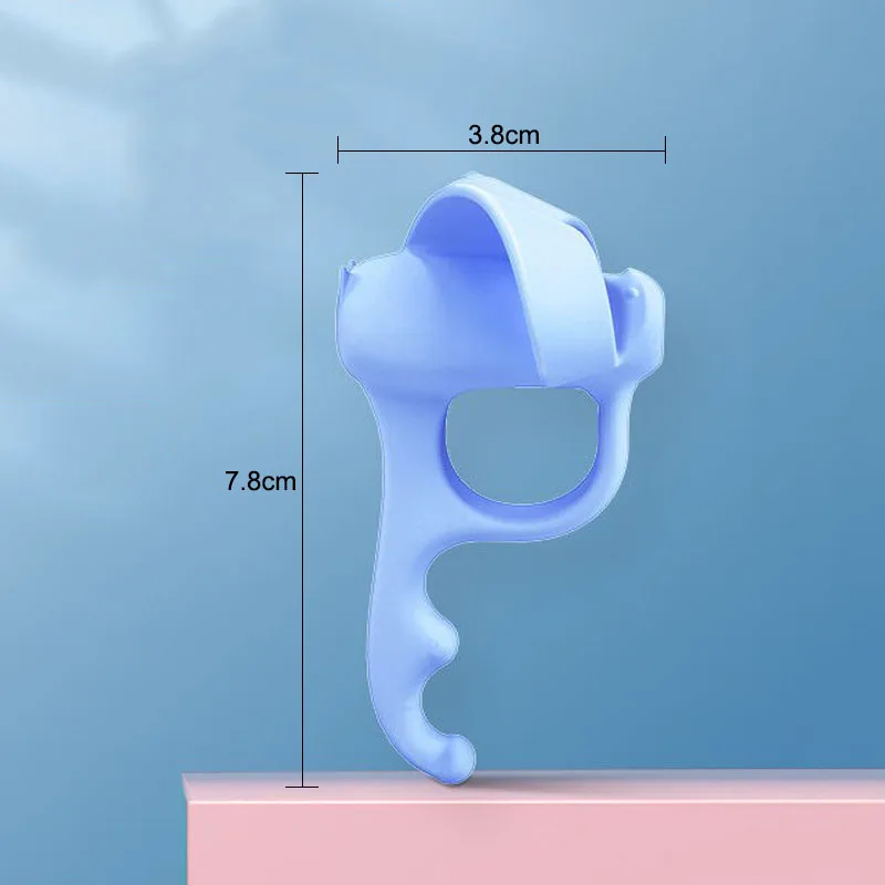 어린이용 필기 훈련 자세 교정 펜꽂이, 부드러운 실리콘 연필 그립, 초보자 홈스쿨 용품