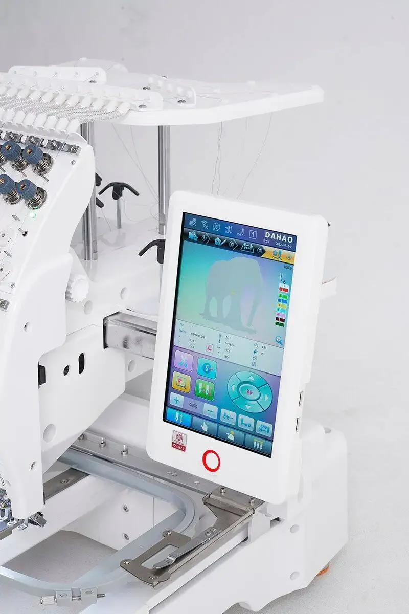 5 Years Warranty Lifetime Maintenance Mini Automatic Computerized Embroidery Machine For Clothes