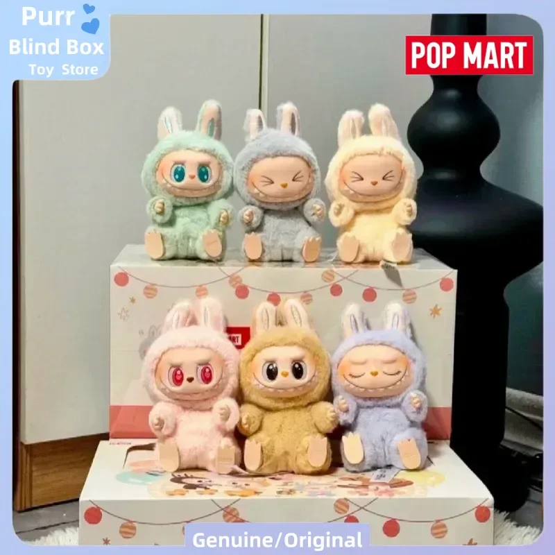 Genuine POP MART The Monsters Labubu V2 Have a seat Series Blind