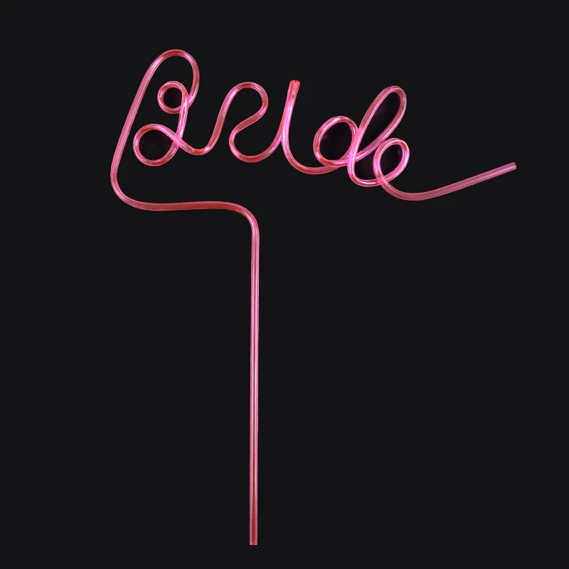 3Pcs Wedding Bride Veil Straw Glasses Set Bride To Be Decorations Bachelorette Hen Party Supplies Team Bride Bridal Shower Gift