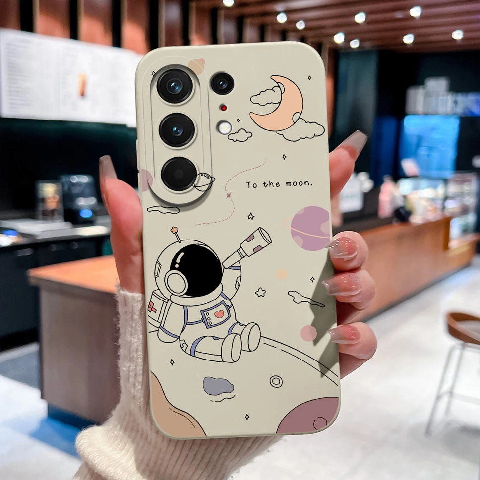 Abstract Line Art Print Liquid Silicone Shockproof Case with Camera Protection