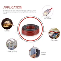 DC12V 2Pin Extension Electrical Power Wire 5M~100M Red Black Connect Cable 18 20 22 AWG PVC Copper Cord Line For LED Strip Light - Image 6