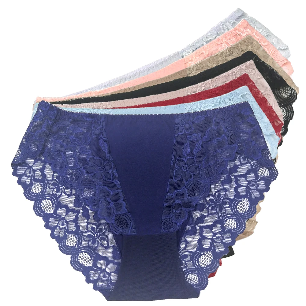 Women Panties Lace Underwear Seamless Patchwork Briefs for Daily Wear,Skin  Color 2XL 