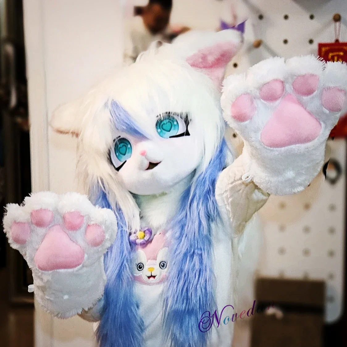 Cuffia Pelosa Cosplay Per Testa Di Animale – Gatto Coniglio Bambola Maschera Bestia
