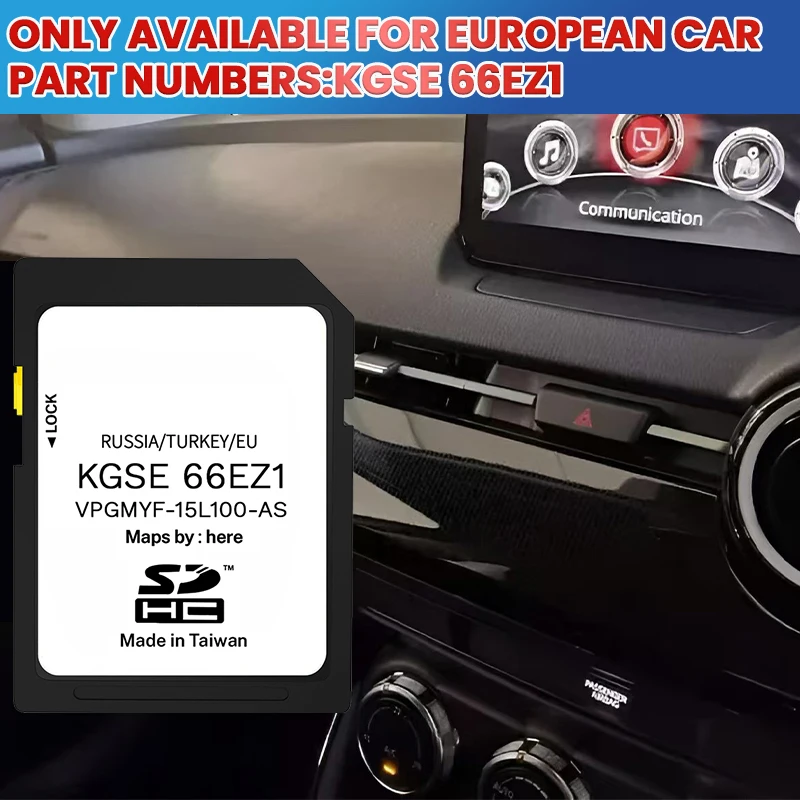 GPS SD Card for Mazda/3/6 CX-3/CX-5/CX-9/MX-5 SKYACTIV CONNECT 7 Navigation SD Card Map Update-KGSE66EZ1 gps map navigation sd cards