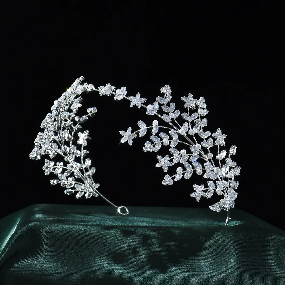 

Crystal Bridal Headbands For Wedding Hair Accessries Princess Bridal Tiaras Crowns For Women Prom Party Hair Jewelry Hairband
