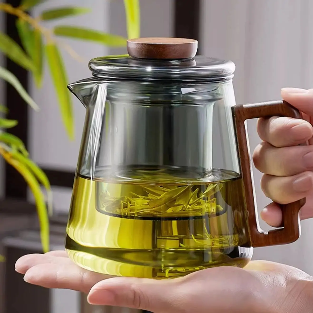 GIANXI Teapot Family Teapot Lid anti-scalding Walnut Lid Buckle Flower Filter Pu 'er Chinese Kung Fu Tea Set tea brewing pot