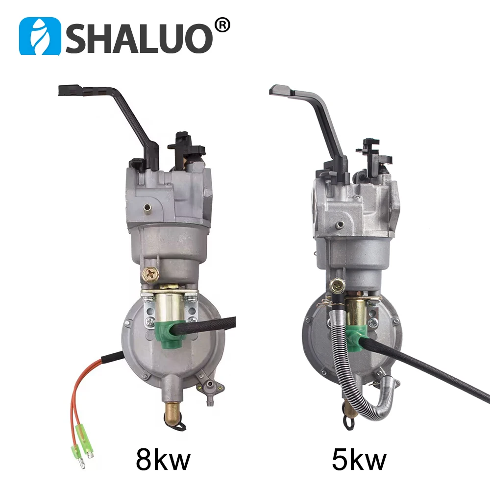Gasoline generator parts 5KW 188F 190F 192F LPG carburetor dual fuel LPG conversion kit for 8KW 9KW 192F gasoline generator dual fuel carburetor