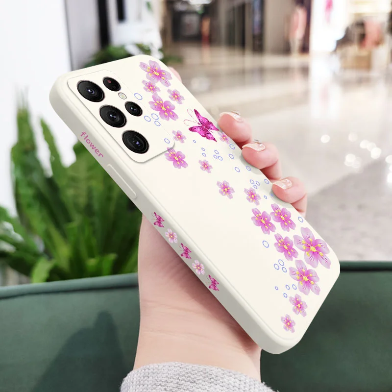 Butterfly In Bloom Silicone Phone Case Cover