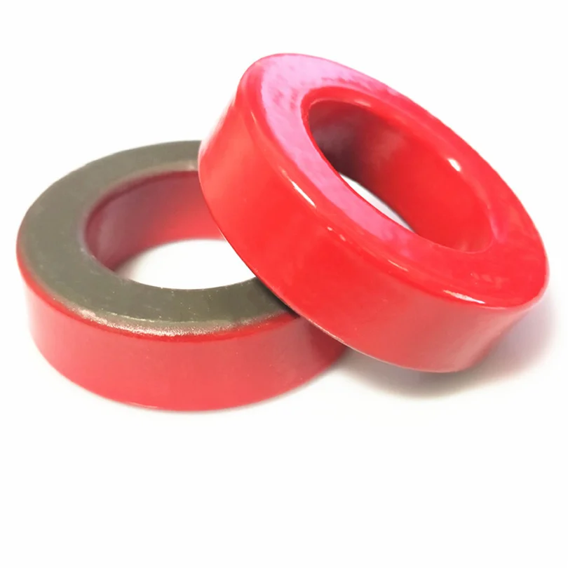 Ferrite Filter Core T106-2 Iron Ferrite Toroid Cores 27*14*11 mm For Inductors Iron powder Red Ring Low permeability