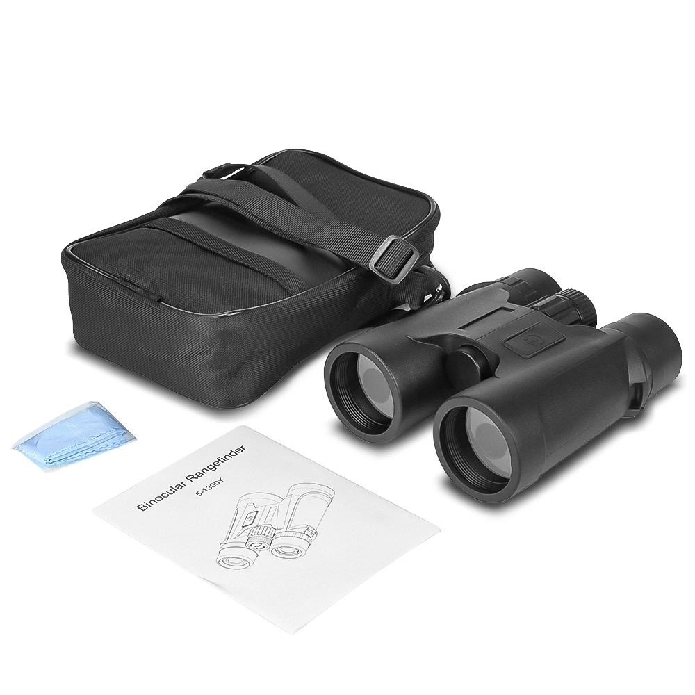 Tactical Hunting 8x42 Rangefinder 1200 Meters Outdoor Ranging Binoculars Telescope Outdoor Distance Measurement IPX5 Waterproof