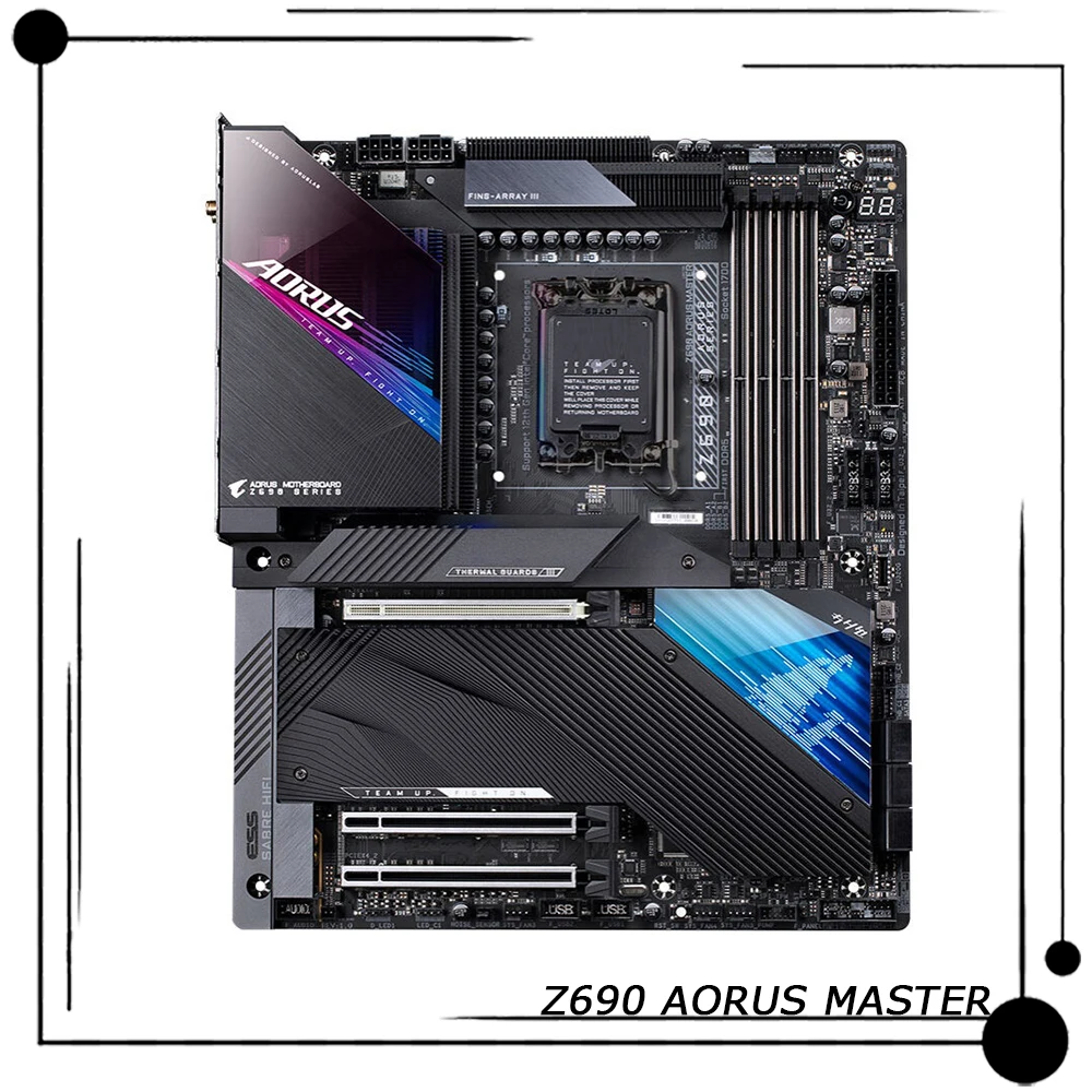 

For Gigabyte Z690 LGA 1700 DDR5 128GB PCI-E 5.0 E-ATX Desktop Motherboard GA Z690 AORUS MASTER