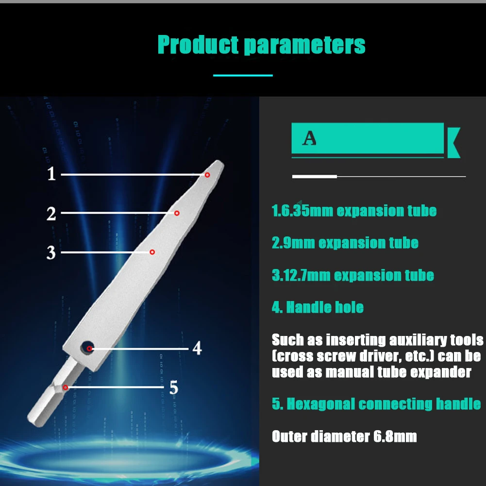 Soft Copper Tube Expander Manual Refrigeration Install Hand Expanding For Repairing Connecting Refrigeration Air Conditioner