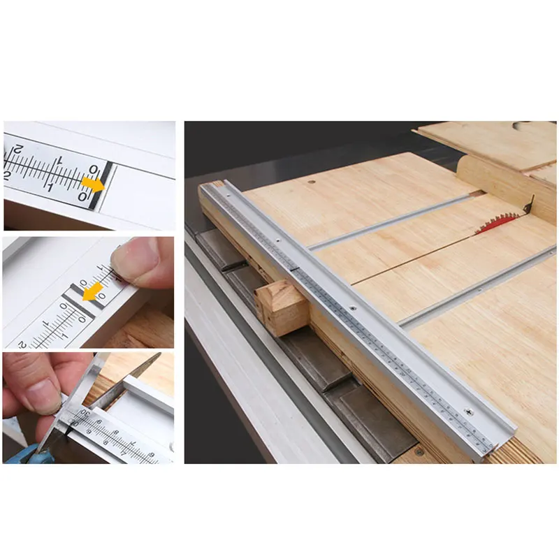 T Track Slot DIY Woodworking hute Tools Miter Track Jig Stopper Aluminum Sliding Universal T-Slot for Router Table Bandsaws