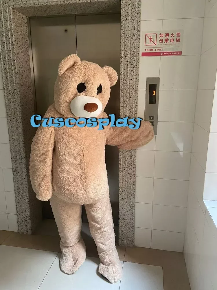 Cosplay Plush dancing Teddy bear Cartoon character costume Mascot Birthday  Party fancy dress Advertising Costume Celebration