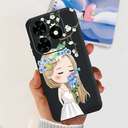Cute Painted Soft Silicone TPU Shockproof Phone Case, 6.6'' Cover for Infinix Smart 8 (335)
