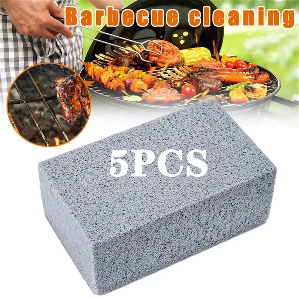 BBQ Grill Cleaning Brick Block Barbecue Cleaning Stone Racks Stains Grease Outdoor Kitchen Oil Stain Brush barbecue cleaning tools grill brush cleaning brushes