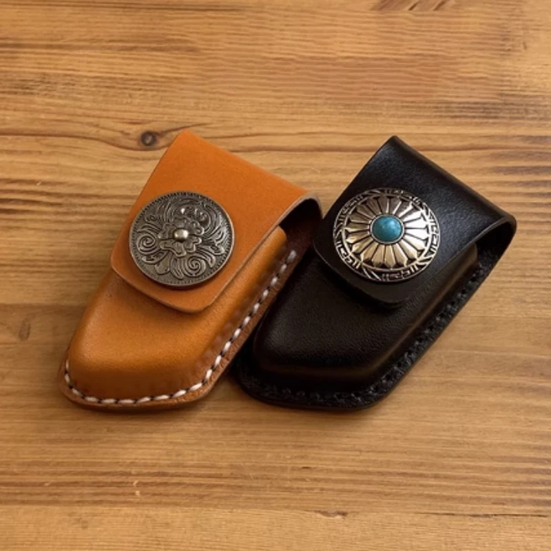 

Genuine Leather for Bmw X1 X3 X5 X6 X7 1 3 5 7 Series G30 G20 F48 F39 F10 F22 F30 Smart Keyless Car Key Case Fob Hang in Belt