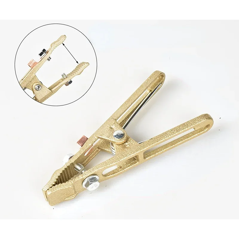 260 Amp Welding Grounding Clamp for Arc Welding Plasma Cutting Machine Grounding Working Clamp Cable Copper