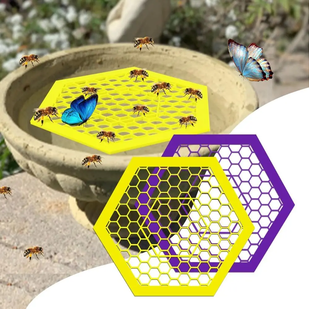 3D Printed Floating Bee Island Bee Water Catcher Cups and Butterfly Water Stations for Garden