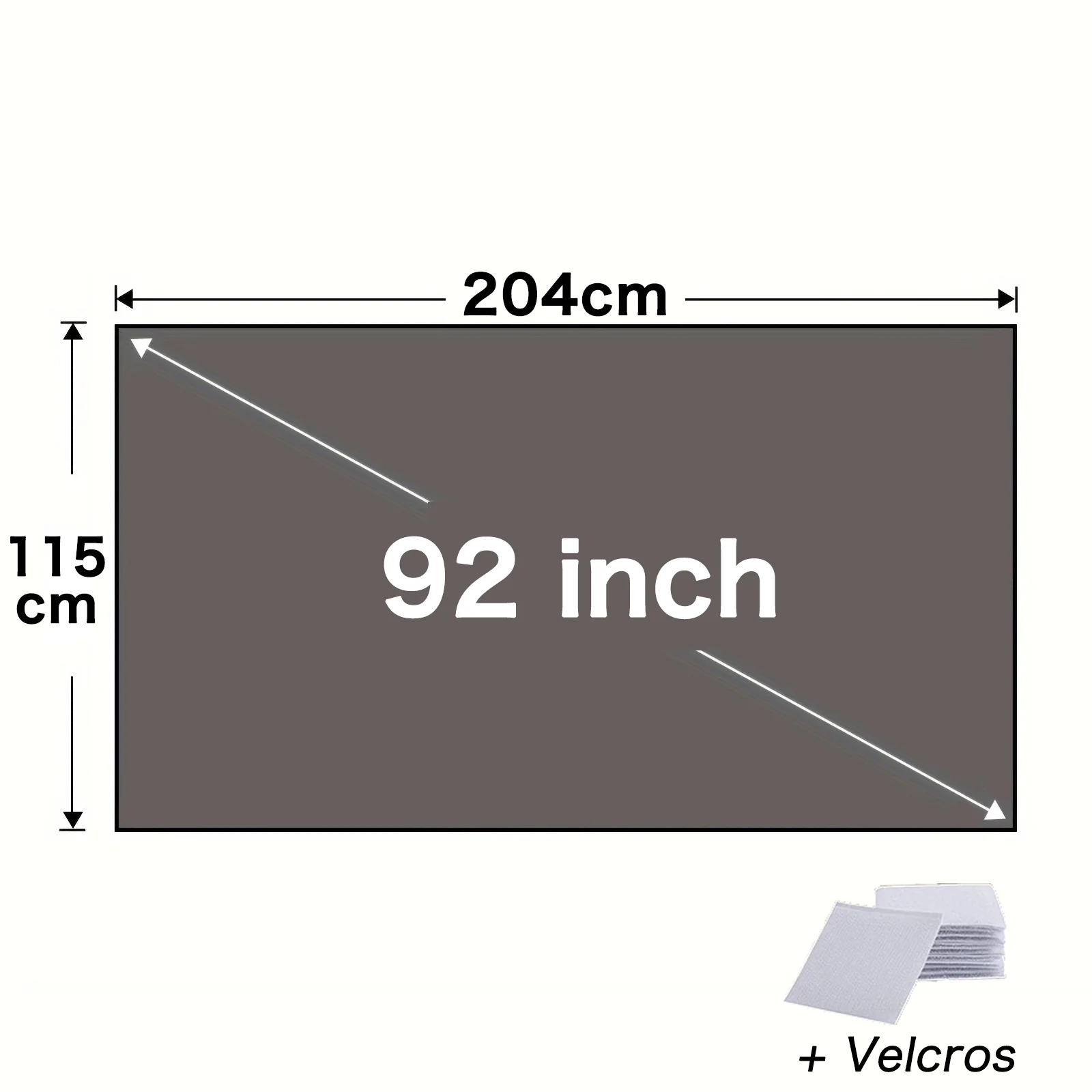 92 pollici