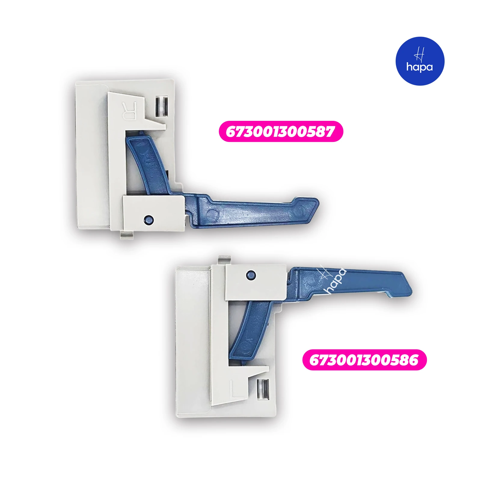 2PCS(Left+Right),673001300586-587 New Universal Dishwasher Basket Adjusting Mechanism Assembly adjuster for Samsung