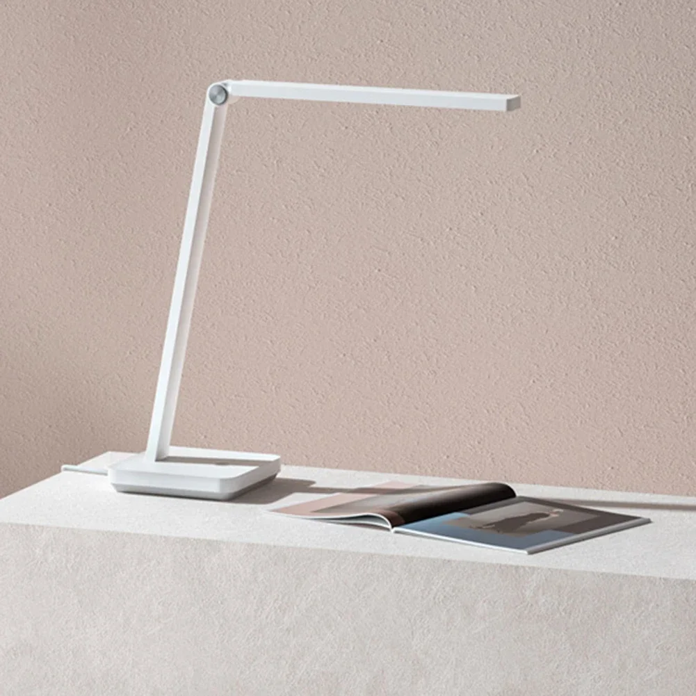 Xiaomi Mijia Table Lamp Lite Touch Switch No Strobe Eye Protection Dimmable LED Desk Reading Light US Plug Shiftable Light