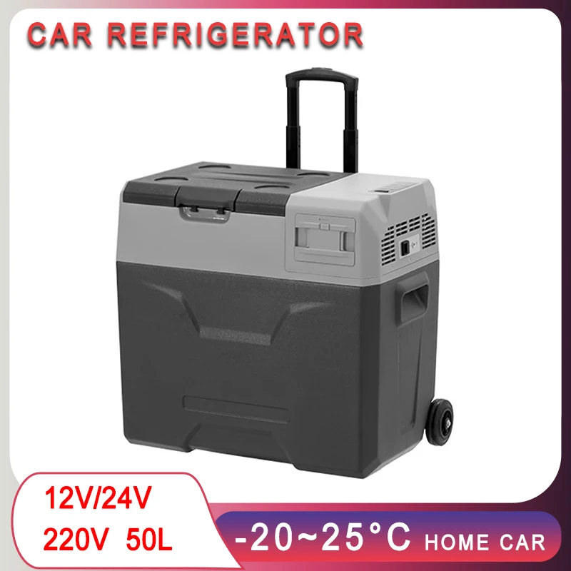 

Alpicool Car Refrigerator 50L 12V/24V -20°C 220V Freezer Portable Compressor Fridge Home Use for Camping Travel Outdoor Ice Box